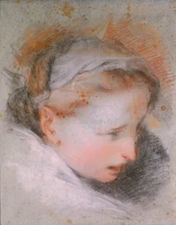 Kopf einer Frau, 1568-1569
